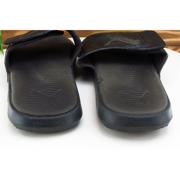 PUMA Sz 8 Standard Black Slide Synthetic‎ Women Sandals - Picture 6 of 10